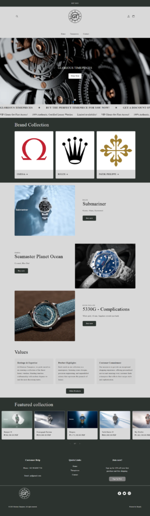 shopify glorioustimepiece